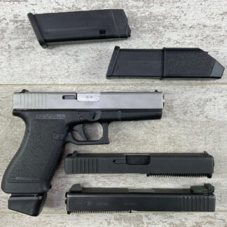 GLOCK MODEL 21 AUST MADE W/ GUNCRAFTER INDUSTRIES 50 GI SEMI AUTO PISTOL, JAMES EARL JONES COLLECTION, CONVERSION KIT & EXTRAS #5-10829