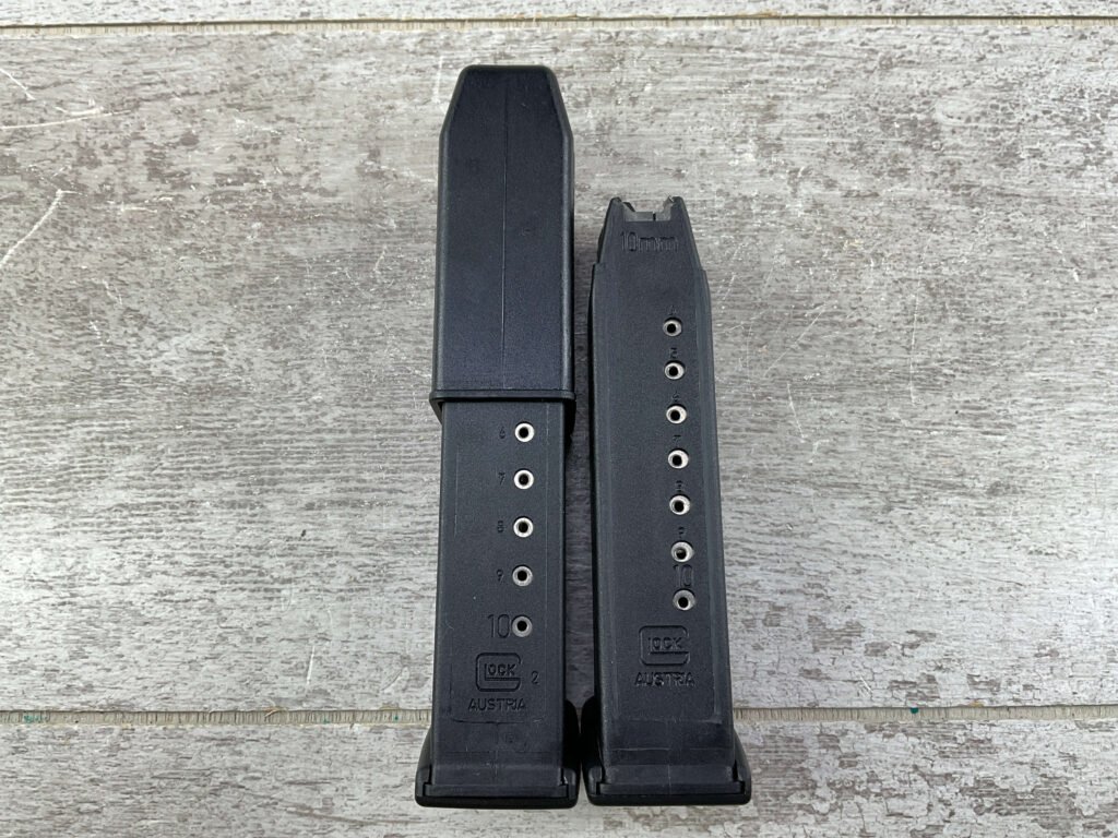 GLOCK MODEL 21 AUST MADE W/ GUNCRAFTER INDUSTRIES 50 GI SEMI AUTO PISTOL, JAMES EARL JONES COLLECTION, CONVERSION KIT & EXTRAS #5-10829