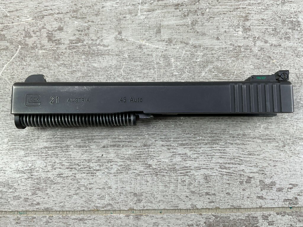 GLOCK MODEL 21 AUST MADE W/ GUNCRAFTER INDUSTRIES 50 GI SEMI AUTO PISTOL, JAMES EARL JONES COLLECTION, CONVERSION KIT & EXTRAS #5-10829