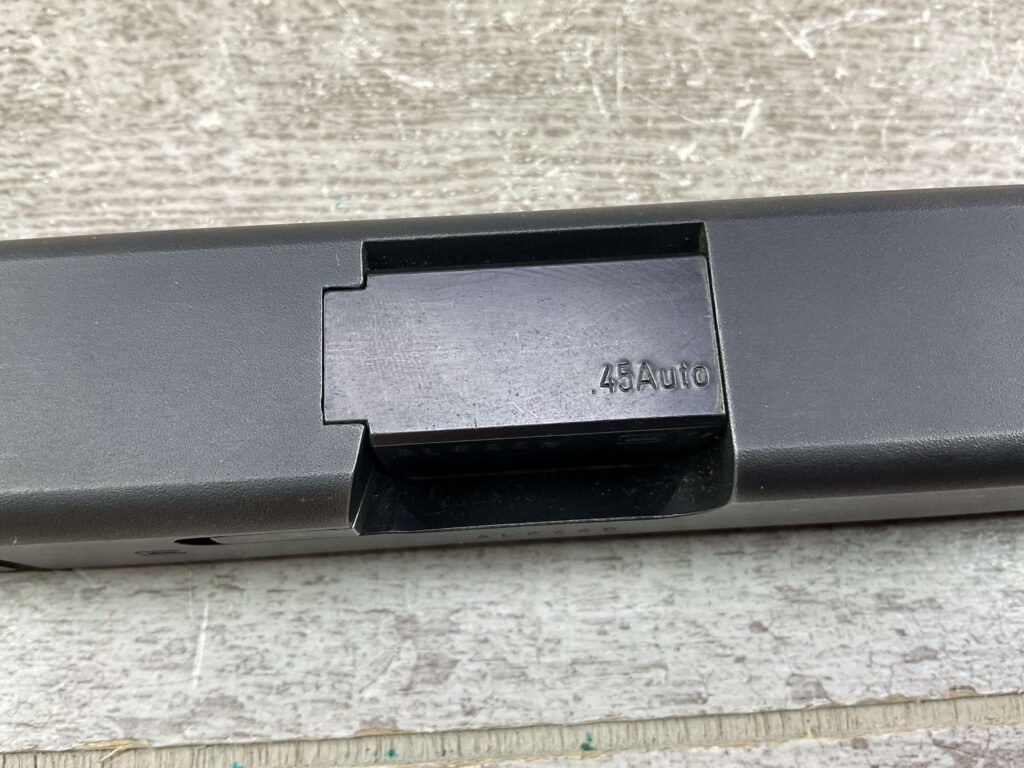 GLOCK MODEL 21 AUST MADE W/ GUNCRAFTER INDUSTRIES 50 GI SEMI AUTO PISTOL, JAMES EARL JONES COLLECTION, CONVERSION KIT & EXTRAS #5-10829