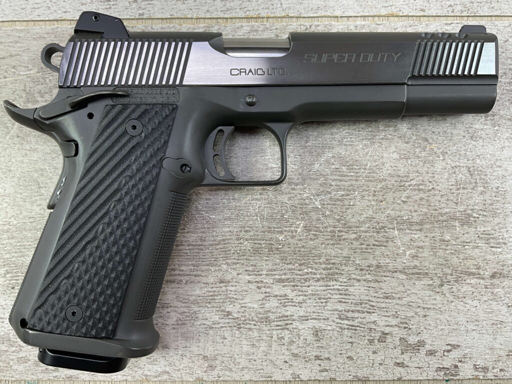 CASPIAN ARMS / FRED CRAIG LTD 1911-A2 45 ACP SEMI AUTO PISTOL, JAMES EARL JONES COLLECTION, CUSTOM #5-10834