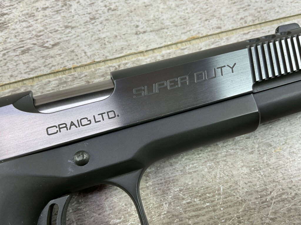 CASPIAN ARMS / FRED CRAIG LTD 1911-A2 45 ACP SEMI AUTO PISTOL, JAMES EARL JONES COLLECTION, CUSTOM #5-10834