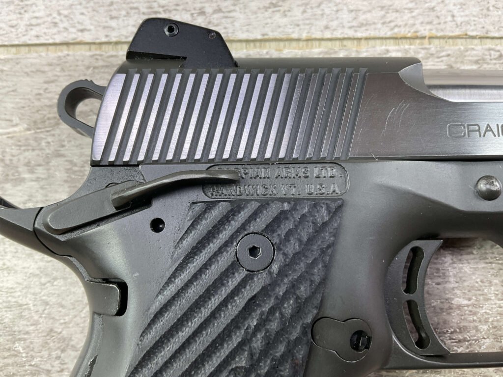 CASPIAN ARMS / FRED CRAIG LTD 1911-A2 45 ACP SEMI AUTO PISTOL, JAMES EARL JONES COLLECTION, CUSTOM #5-10834