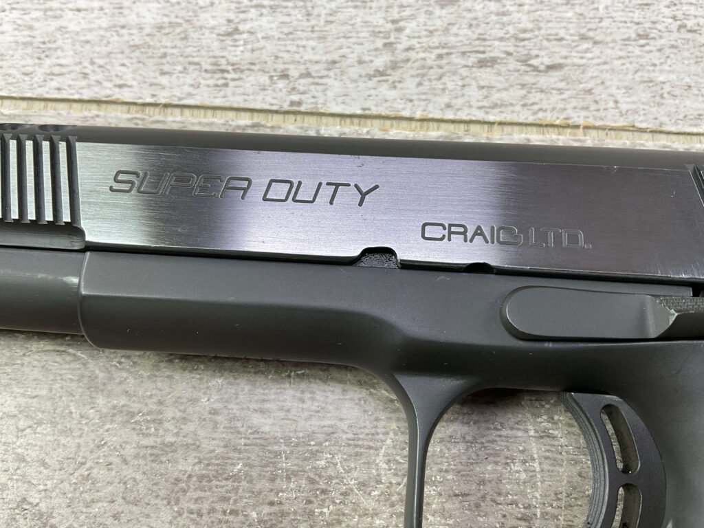 CASPIAN ARMS / FRED CRAIG LTD 1911-A2 45 ACP SEMI AUTO PISTOL, JAMES EARL JONES COLLECTION, CUSTOM #5-10834