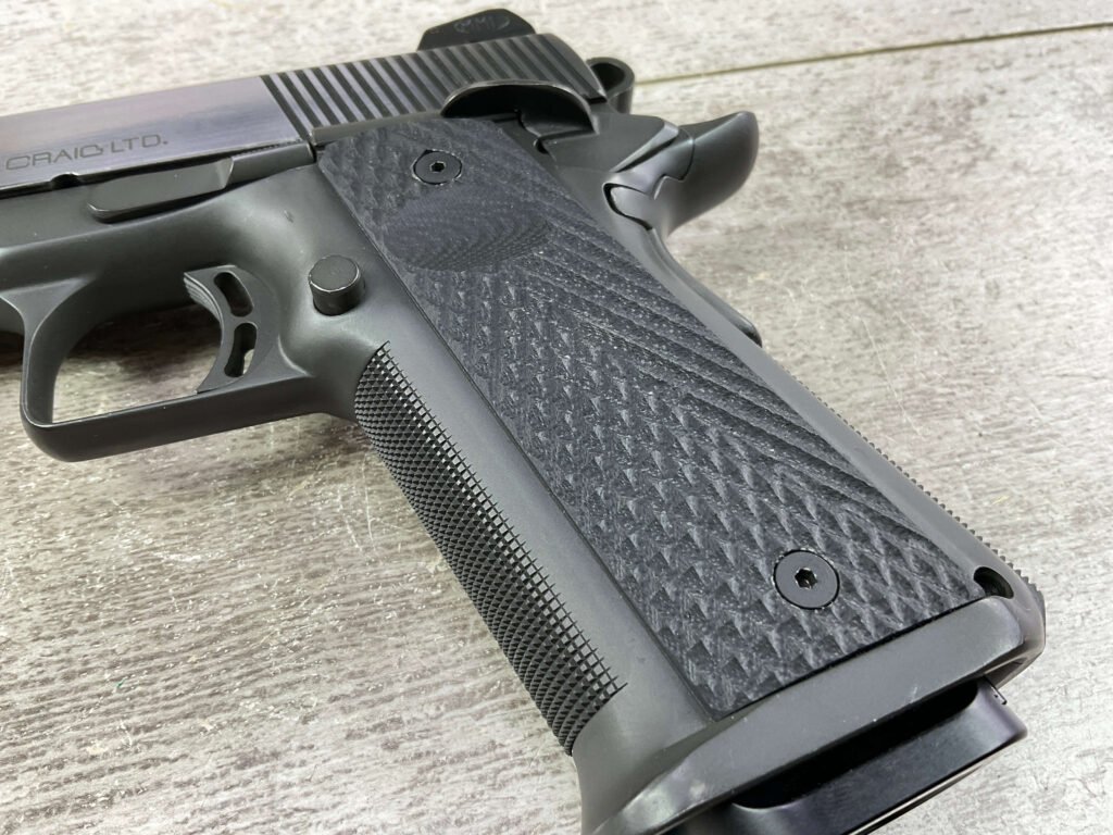 CASPIAN ARMS / FRED CRAIG LTD 1911-A2 45 ACP SEMI AUTO PISTOL, JAMES EARL JONES COLLECTION, CUSTOM #5-10834