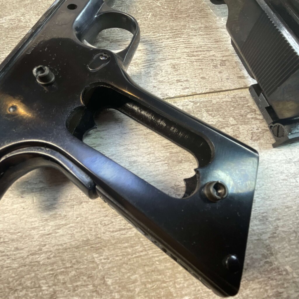 COLT 1911 .38 AMU SEMI AUTO PISTOL, 1918 MFR, JAMES EARL JONES COLLECTION, RARE #5-10821