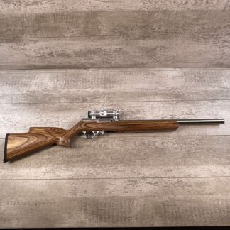 VOLQUARTSEN CUSTOM CLASSIC 17 HMR 10/22 SEMI AUTO STAINLESS STEEL RIFLE, JAMES EARL JONES COLLECTION #5-11020