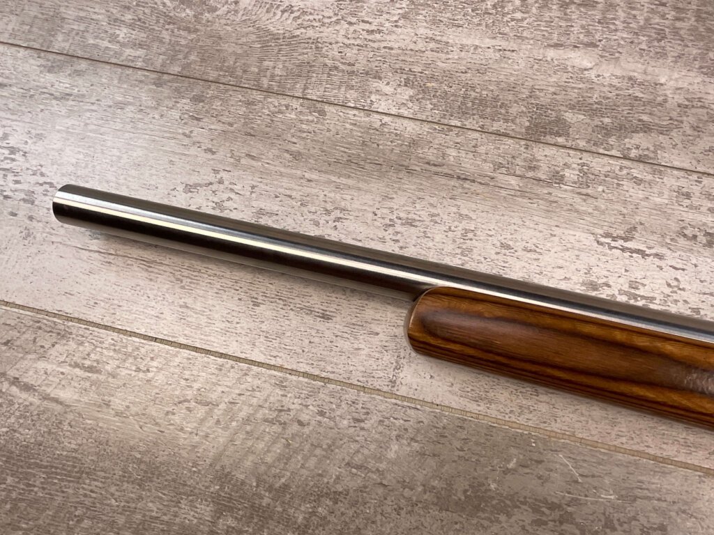 VOLQUARTSEN CUSTOM CLASSIC 17 HMR 10/22 SEMI AUTO STAINLESS STEEL RIFLE, JAMES EARL JONES COLLECTION #5-11020