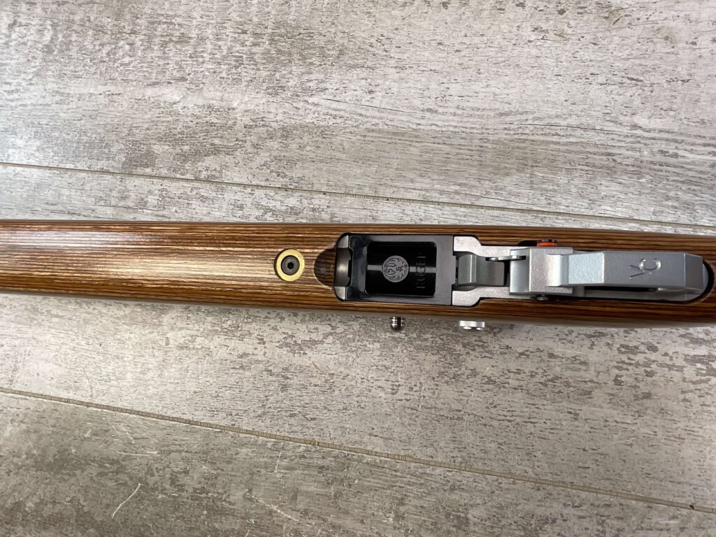 VOLQUARTSEN CUSTOM CLASSIC 17 HMR 10/22 SEMI AUTO STAINLESS STEEL RIFLE, JAMES EARL JONES COLLECTION #5-11020