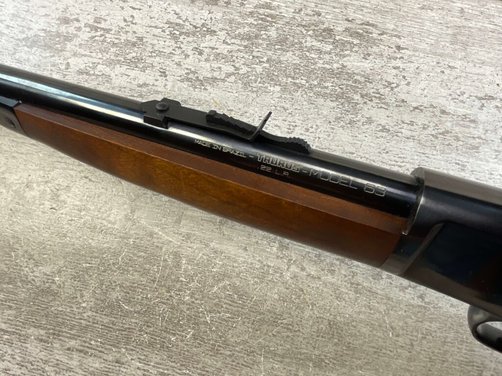 TAURUS MODEL 63 .22LR SEMI AUTO RIFLE, JAMES EARL JONES COLLECTION #5-11021