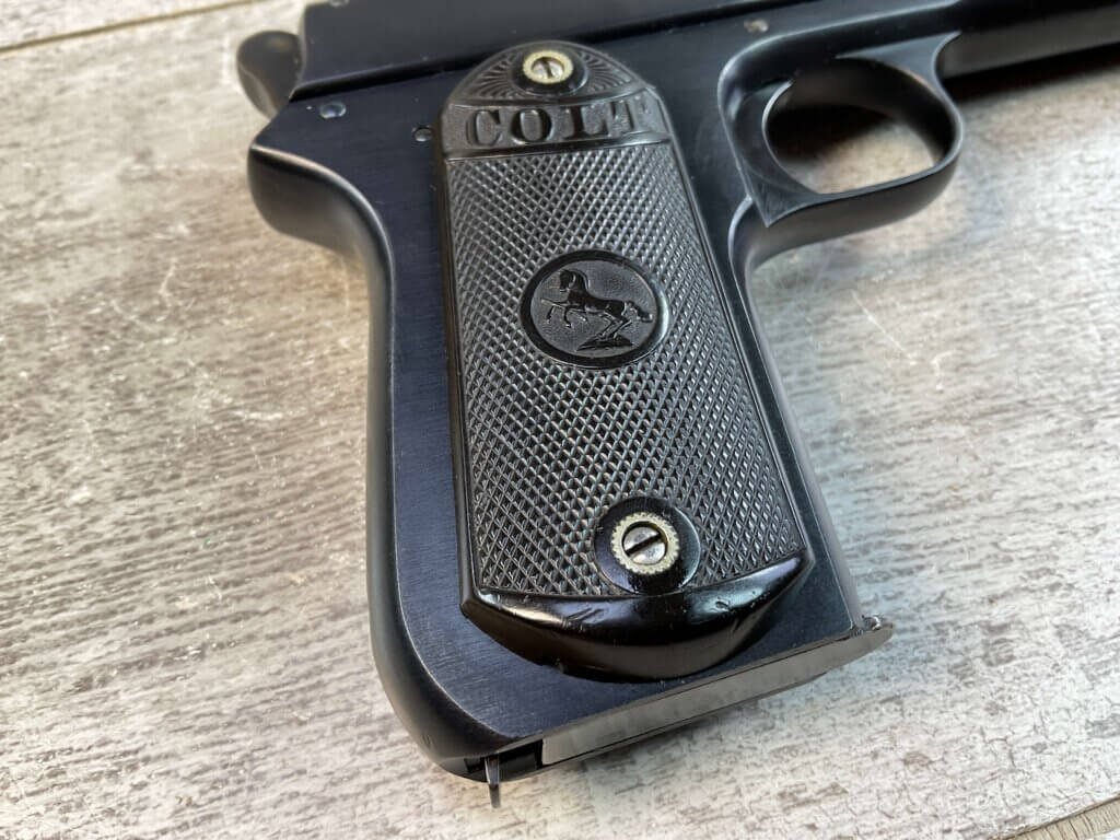 COLT 1902 .38 RIMLESS SEMI AUTO PISTOL, JAMES EARL JONES "FAVORITES" COLLECTION #5-10873