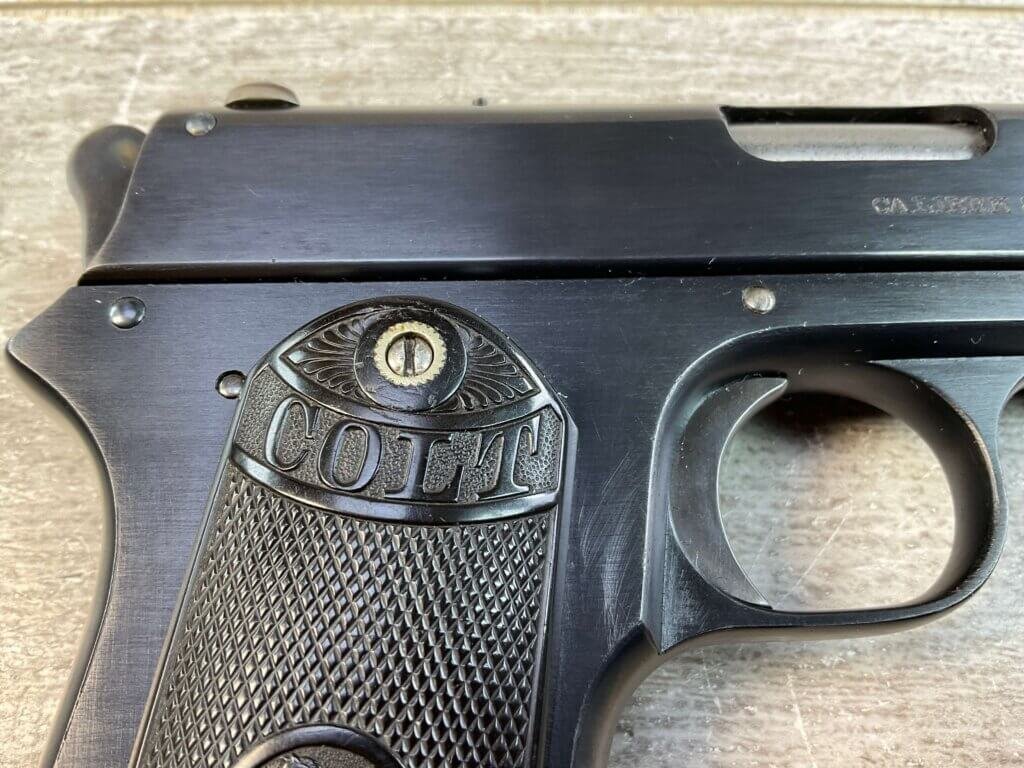 COLT 1902 .38 RIMLESS SEMI AUTO PISTOL, JAMES EARL JONES "FAVORITES" COLLECTION #5-10873