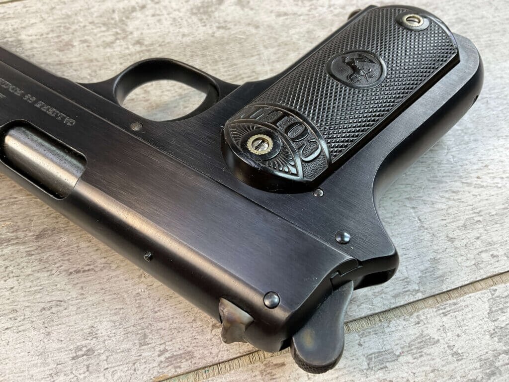 COLT 1902 .38 RIMLESS SEMI AUTO PISTOL, JAMES EARL JONES "FAVORITES" COLLECTION #5-10873