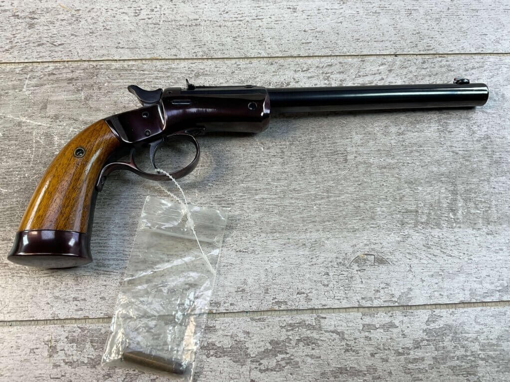 J. STEVENS TIP UP MODEL 35 SINGLE SHOT PISTOL, JAMES EARL JONES "FAVORITES" COLLECTION #5-10874