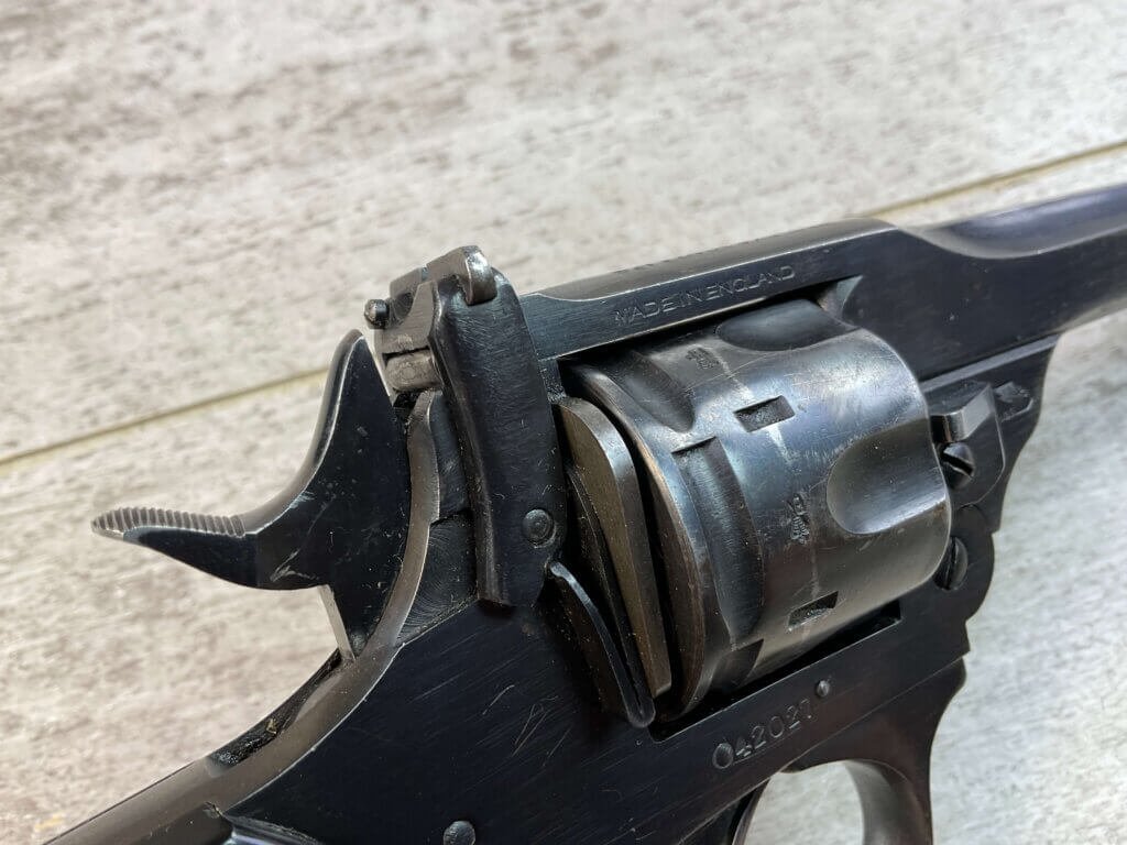 WEBLEY & SCOTT MARK IV .22LR TARGET REVOLVER, JAMES EARL JONES "FAVORITES" COLLECTION, VERY SCARCE #5-10875