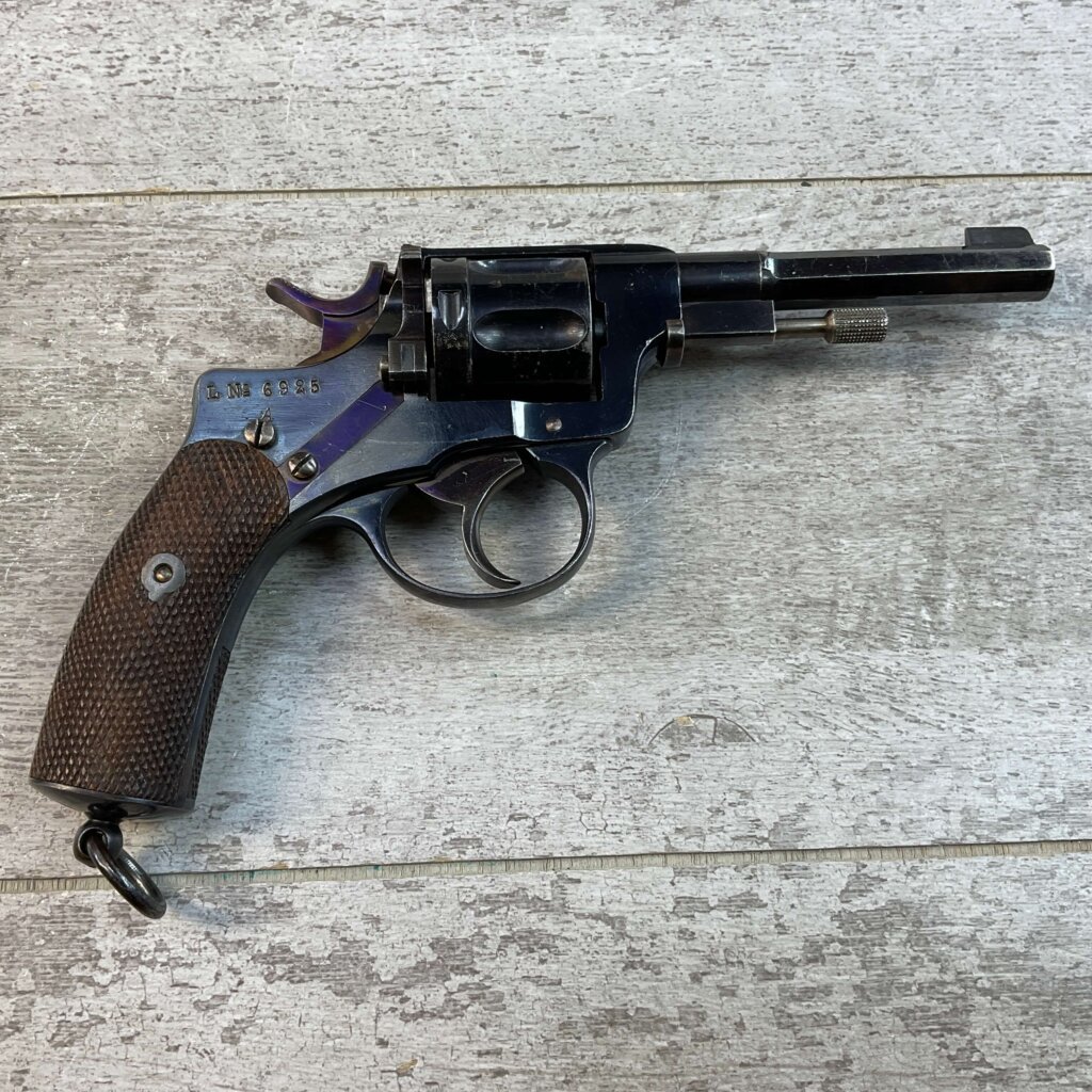 HUSQVARNA 1887 7.5MM NAGANT REVOLVER, JAMES EARL JONES "FAVORITES" COLLECTION, RARE & ANTIQUE #5-10876