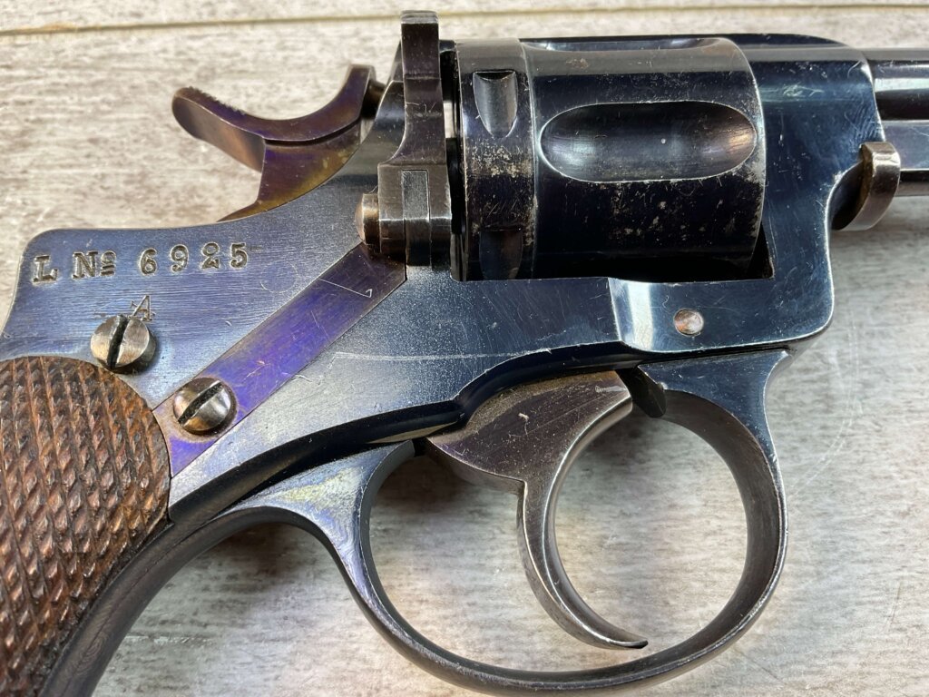 HUSQVARNA 1887 7.5MM NAGANT REVOLVER, JAMES EARL JONES "FAVORITES" COLLECTION, RARE & ANTIQUE #5-10876