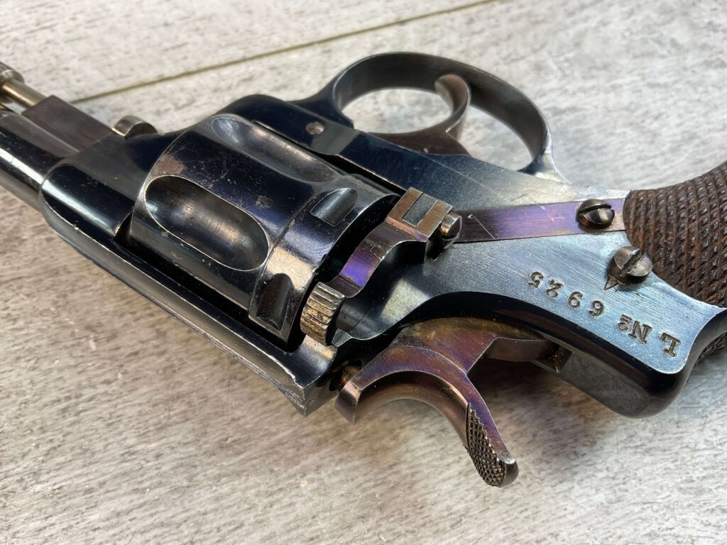 HUSQVARNA 1887 7.5MM NAGANT REVOLVER, JAMES EARL JONES "FAVORITES" COLLECTION, RARE & ANTIQUE #5-10876