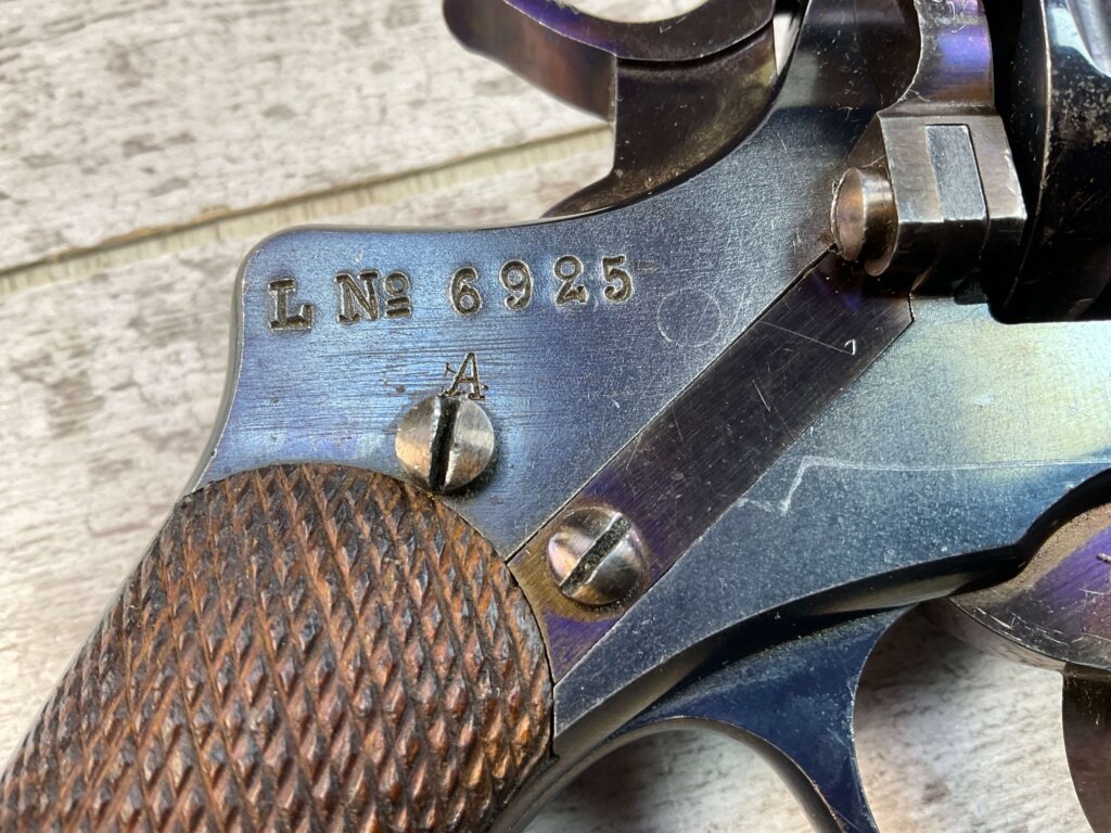 HUSQVARNA 1887 7.5MM NAGANT REVOLVER, JAMES EARL JONES "FAVORITES" COLLECTION, RARE & ANTIQUE #5-10876