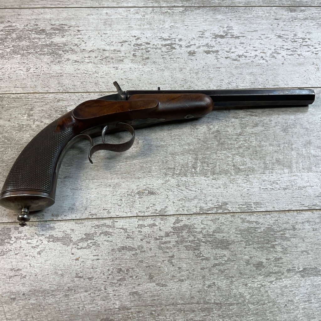 BELGIAN FLOBERT .22LR PARLOR / TARGET PISTOL, JAMES EARL JONES "FAVORITES" COLLECTION #5-10878