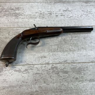 BELGIAN FLOBERT .22LR PARLOR / TARGET PISTOL, JAMES EARL JONES "FAVORITES" COLLECTION #5-10878