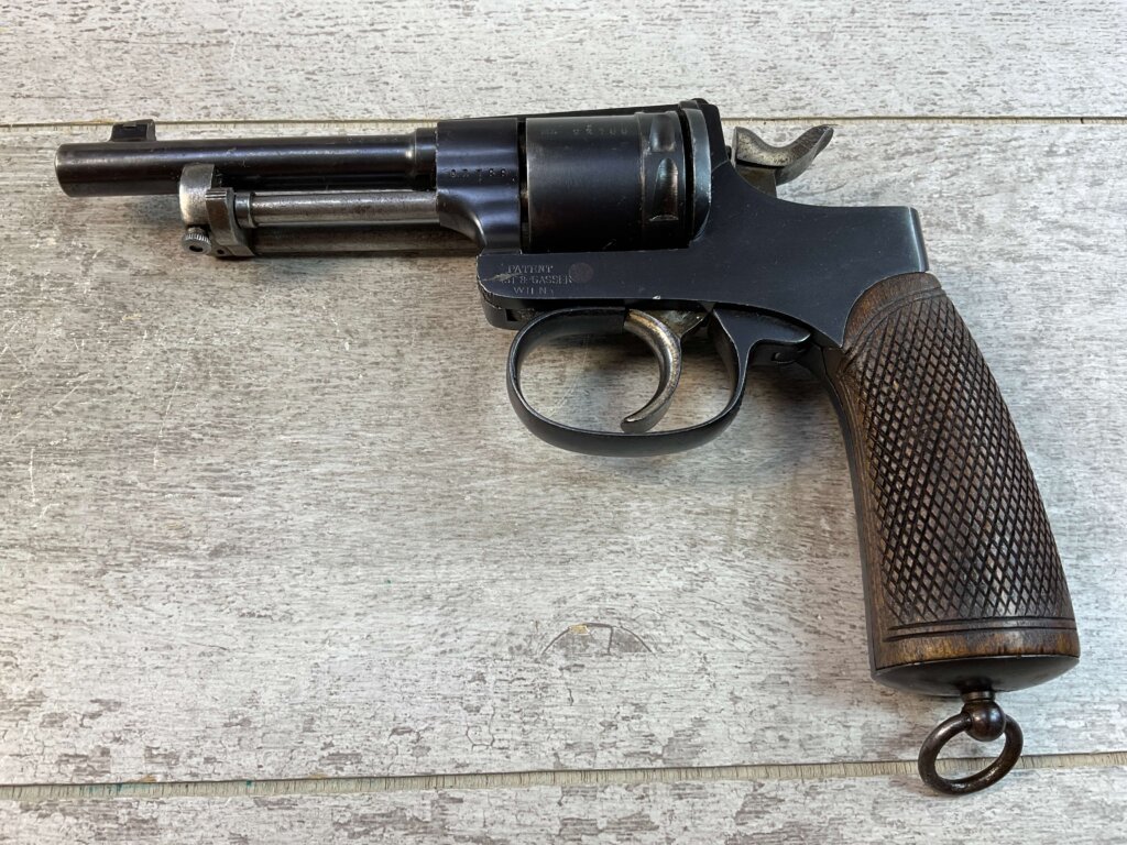 RAST & GASSER WIEN 1898 8MM GASSER REVOLVER, JAMES EARL JONES "FAVORITES" COLLECTION #5-10879
