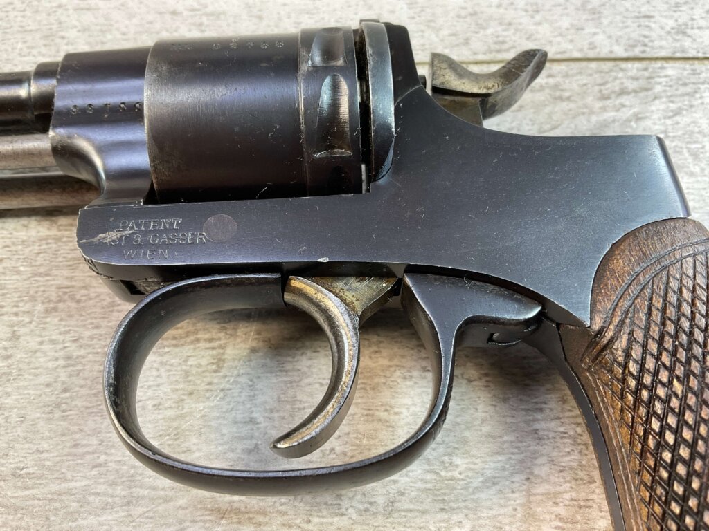 RAST & GASSER WIEN 1898 8MM GASSER REVOLVER, JAMES EARL JONES "FAVORITES" COLLECTION #5-10879