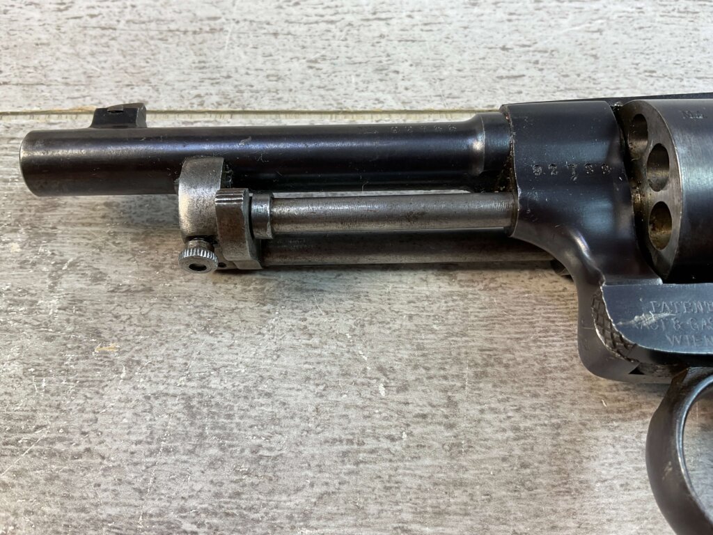 RAST & GASSER WIEN 1898 8MM GASSER REVOLVER, JAMES EARL JONES "FAVORITES" COLLECTION #5-10879