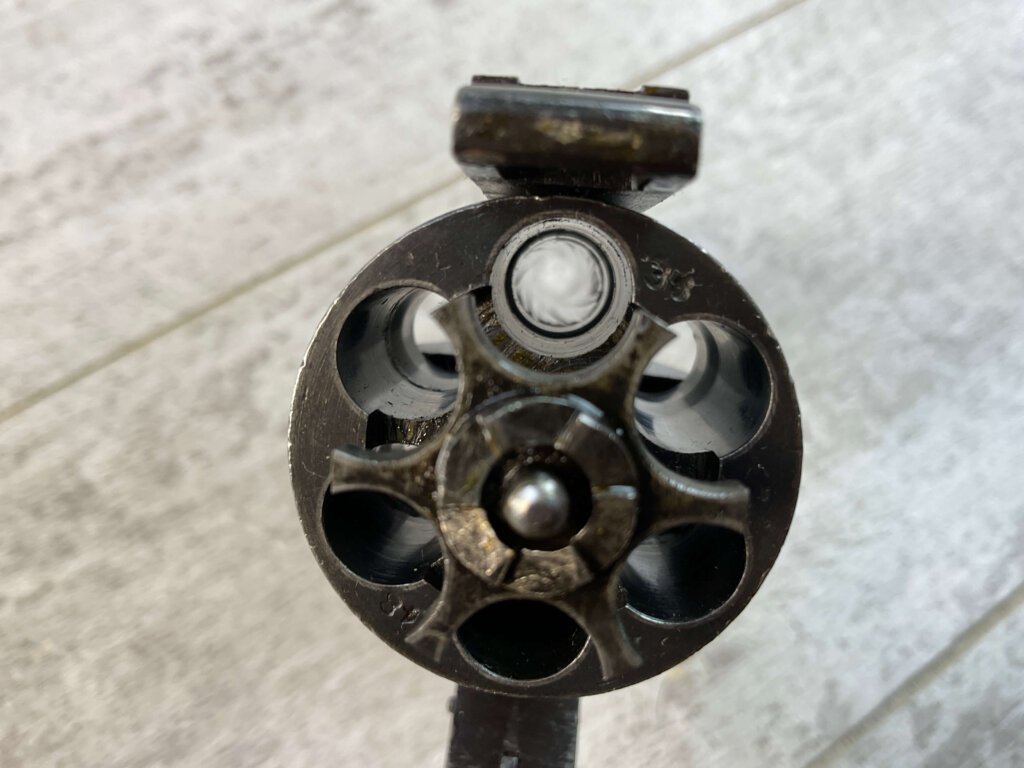 WEBLEY & SCOTT LTD MARK IV .38 S&W WAR FINISH REVOLVER, JAMES EARL JONES "FAVORITES" COLLECTION #5-10882