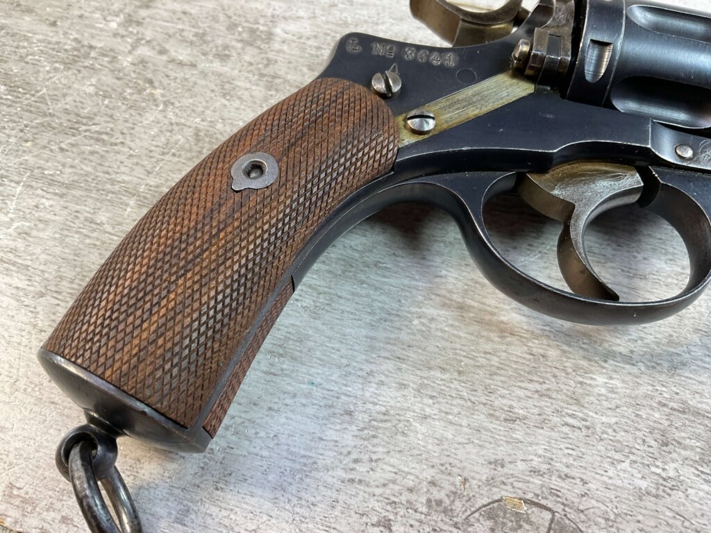 HUSQVARNA 1887 7.5MM NAGANT REVOLVER, JAMES EARL JONES "FAVORITES" COLLECTION, RARE & ANTIQUE #5-10884