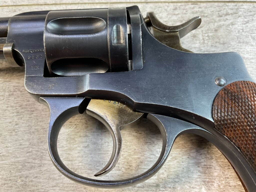 HUSQVARNA 1887 7.5MM NAGANT REVOLVER, JAMES EARL JONES "FAVORITES" COLLECTION, RARE & ANTIQUE #5-10884