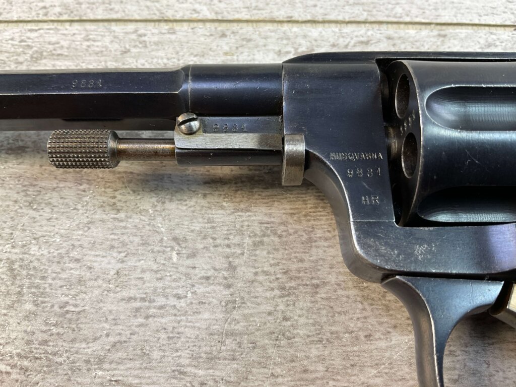 HUSQVARNA 1887 7.5MM NAGANT REVOLVER, JAMES EARL JONES "FAVORITES" COLLECTION, RARE & ANTIQUE #5-10884