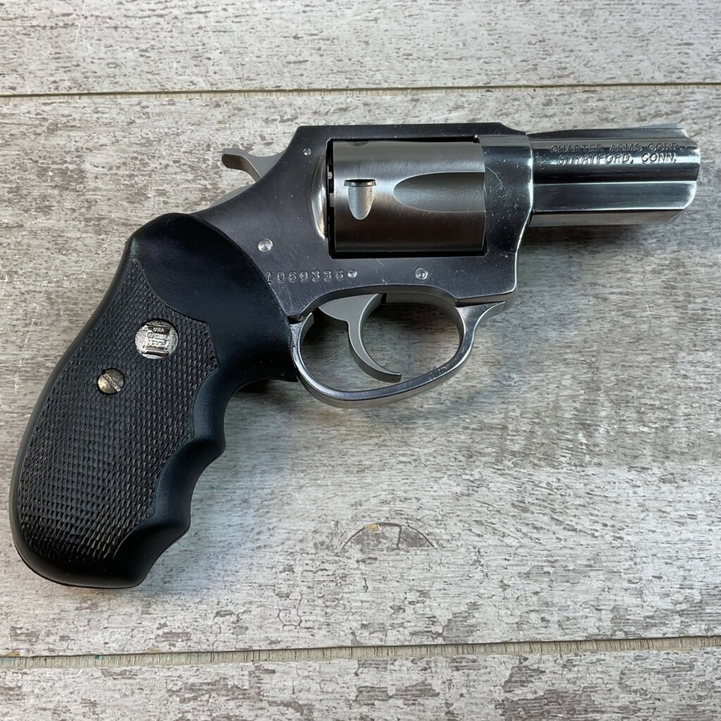 CHARTER ARMS PITBULL 9MM STAINLESS FINISH REVOLVER, JAMES EARL JONES "FAVORITES" COLLECTION #5-10886