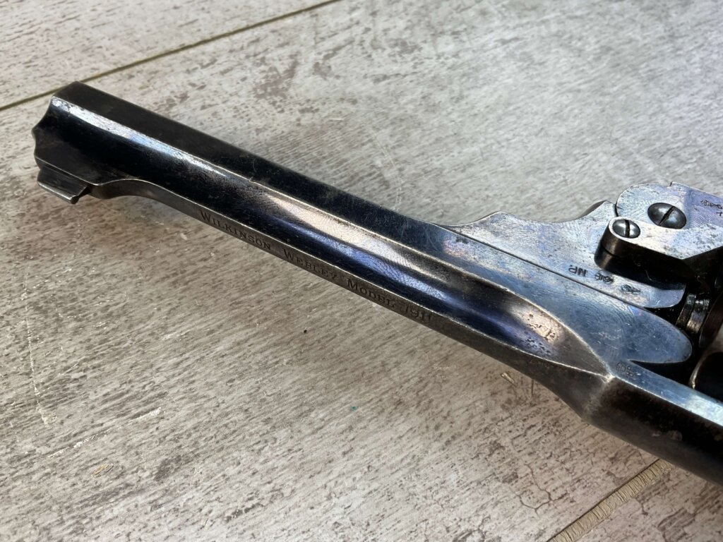 WILKINSON WEBLEY MODEL 1911 .450/.455 TARGET REVOLVER, JAMES EARL JONES "FAVORITES" COLLECTION #5-10889