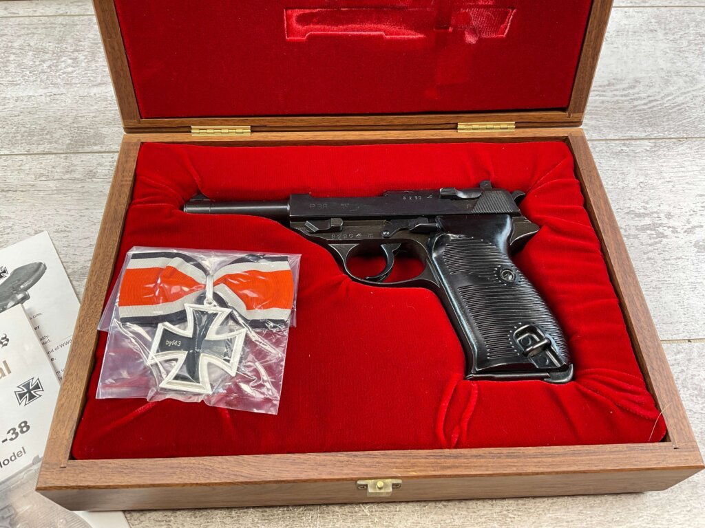 MAUSER byf 43 P38 W/ DISPLAY BOX & PAPERWORK FROM MITCHELL'S MAUSERS #5-12003