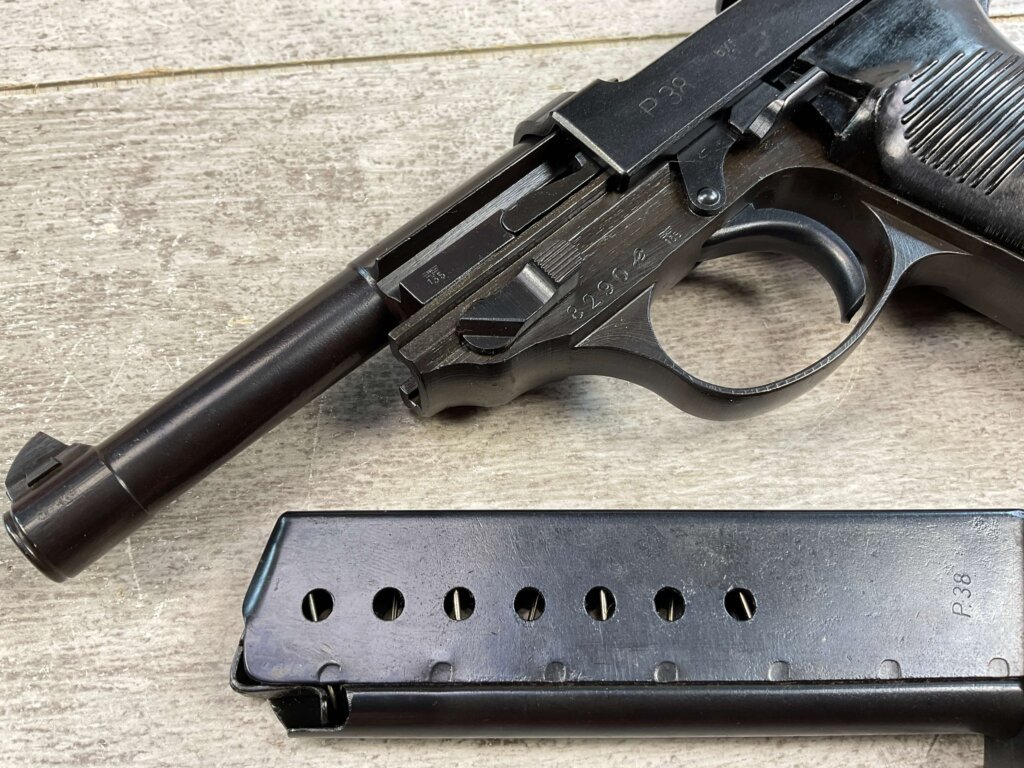 MAUSER byf 43 P38 W/ DISPLAY BOX & PAPERWORK FROM MITCHELL'S MAUSERS #5-12003