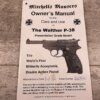 MAUSER byf 43 P38 W/ DISPLAY BOX & PAPERWORK FROM MITCHELL'S MAUSERS #5-12003