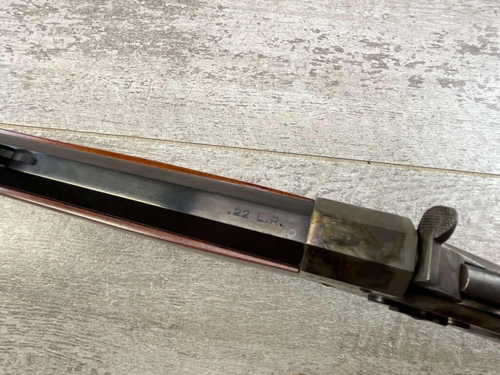 STOEGER / UBERTI 1871 BABY ROLLING BLOCK .22LR RIFLE, JAMES EARL JONES "FAVORITES" COLLECTION #5-11022