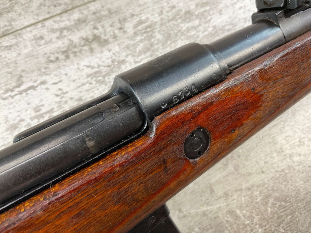 YUGOSLACIAN MOD98 REDUZECE 44 8MM MAUSER BOLT ACTION RIFLE, JAMES EARL JONES "FAVORITES" COLLECTION #5-11026