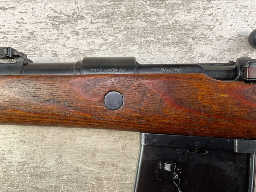 YUGOSLACIAN MOD98 REDUZECE 44 8MM MAUSER BOLT ACTION RIFLE, JAMES EARL JONES "FAVORITES" COLLECTION #5-11026