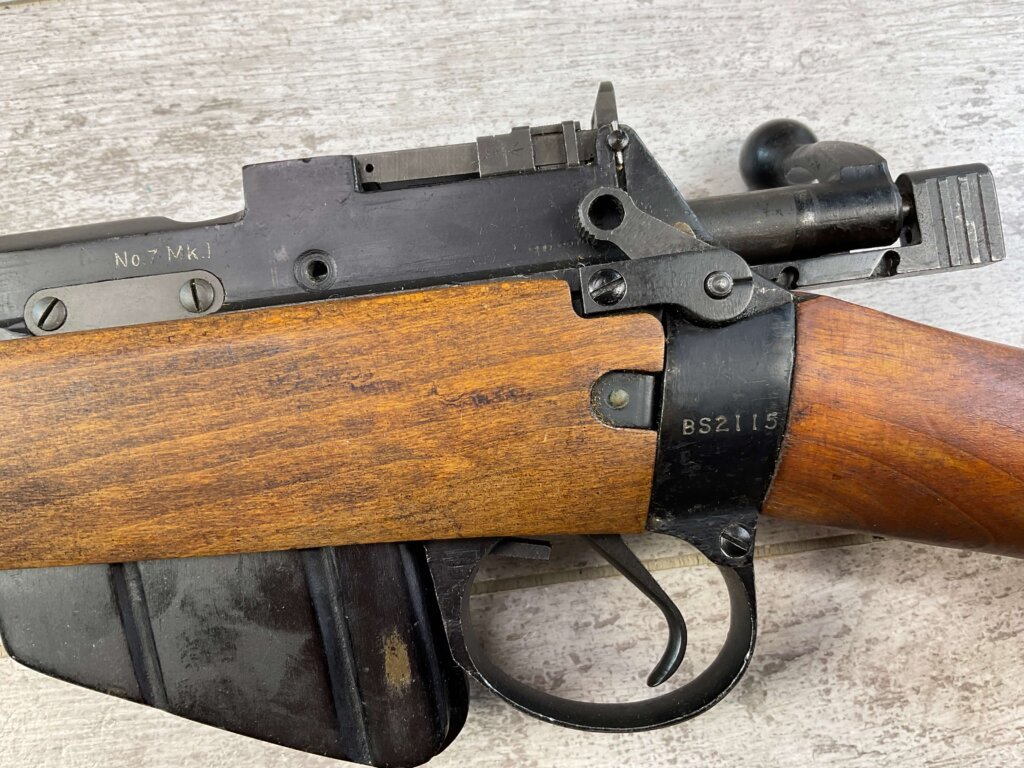 BRITISH ENFIELD NO. 7 MK I .22LR BOLT ACTION RIFLE, JAMES EARL JONES "FAVORITES" COLLECTION, VERY RARE #5-11027