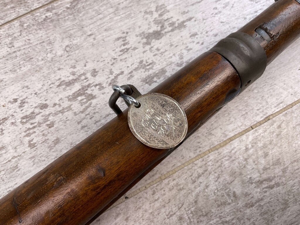 BRAZILIAN "G43" MOSQUETÃO SEMI-AUTOMÁTICO M954 (G43 COPY), ITAJUBA G43 CLONE .30-06 RIFLE, JAMES EARL JONES "FAVORITES" COLLECTION, VERY RARE #5-11028