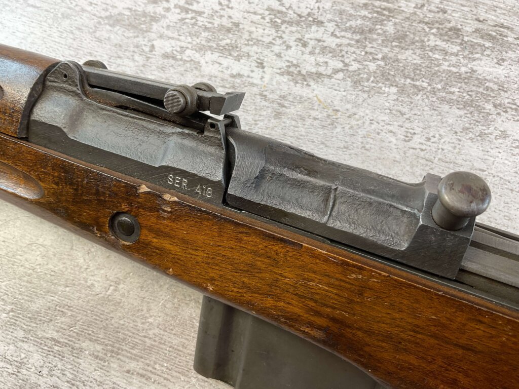 BRAZILIAN "G43" MOSQUETÃO SEMI-AUTOMÁTICO M954 (G43 COPY), ITAJUBA G43 CLONE .30-06 RIFLE, JAMES EARL JONES "FAVORITES" COLLECTION, VERY RARE #5-11028