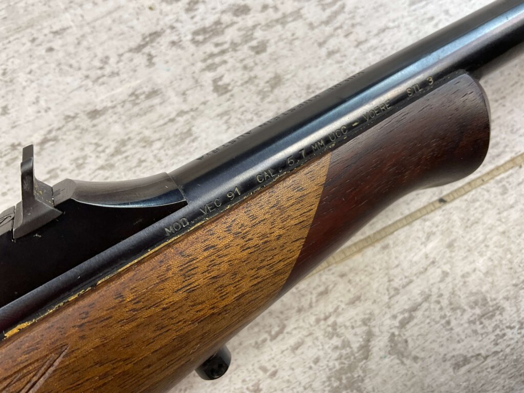 VOERE KUFSTEIN AUSTRIA VEC 91 JAGE SPORT 5.7MM BOLT ACTION RIFLE, JAMES EARL JONES "FAVORITES" COLLECTION, VERY RARE #5-11036