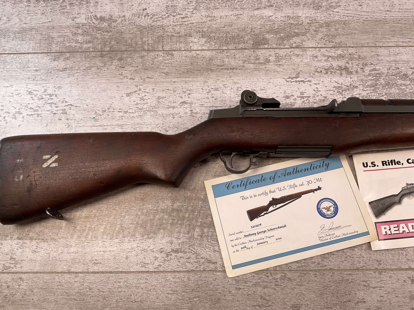 SPRINGFIELD M1 GARAND 30-06 SEMI AUTO CMP RIFLE - Checkpoint Charlie's