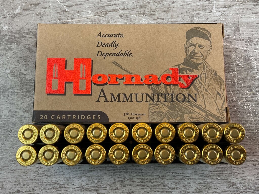 HORNADY VARMINT EXPRESS, 204 RUGER, 32 GR. V-MAX AMMO, FULL BOX (QTY 20) #5-11117
