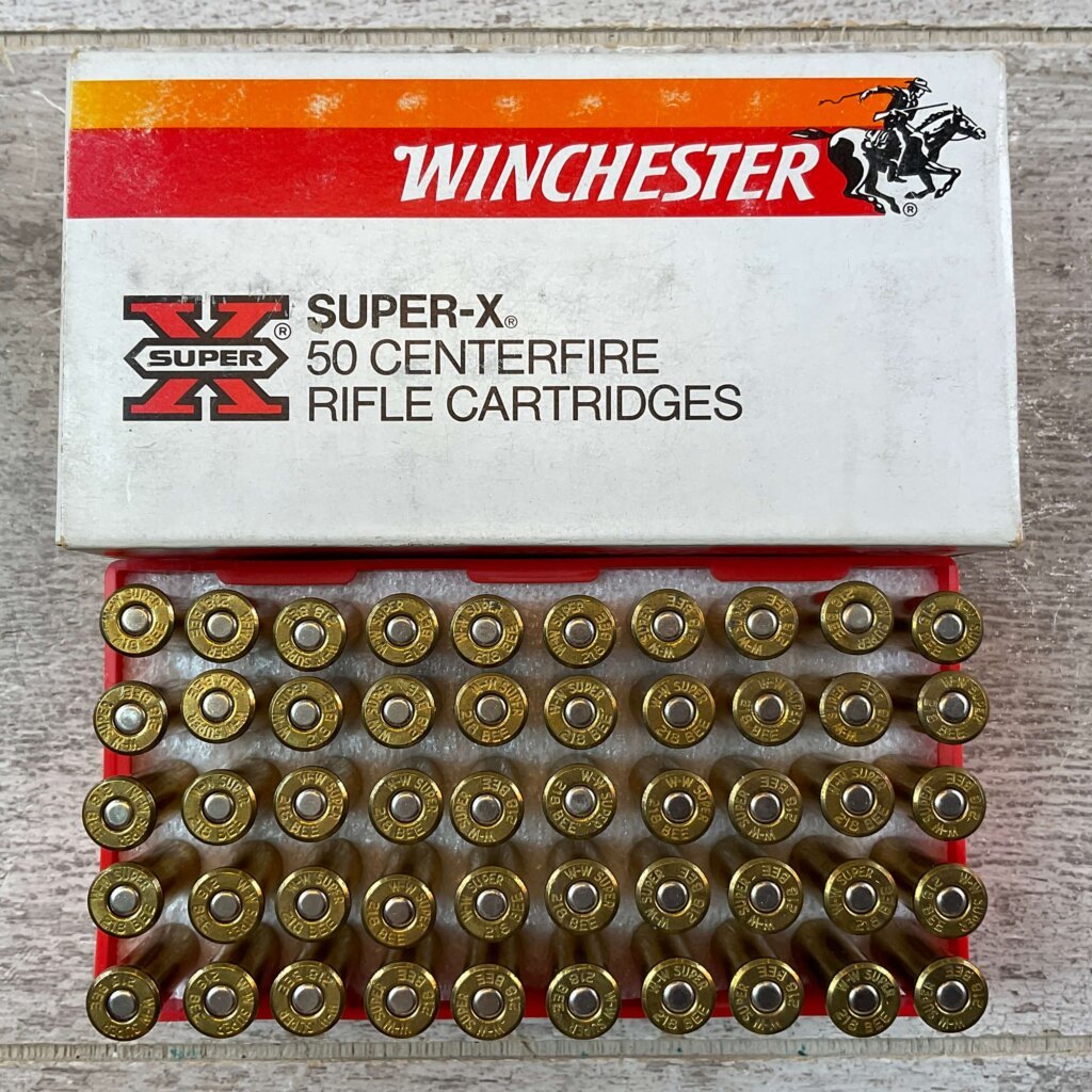 WINCHESTER SUPER-X 218 BEE 46 GR. HOLLOW POINT, FULL BOX (QTY 50) #5-11119