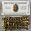 OBSOLETE AMMUNITION BOX, (WINCHESTER) 218 BEE, 46 GR. HP AMMO, FULL BOX (QTY 50) #5-11120