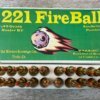 OLD WESTERN SCROUNGER INC. 221 REM FIREBALL AMMO, REMINGTON AMMO, FULL BOX (QTY 20) #5-11124