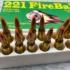 OLD WESTERN SCROUNGER INC. 221 REM FIREBALL AMMO, REMINGTON AMMO, FULL BOX (QTY 20) #5-11124